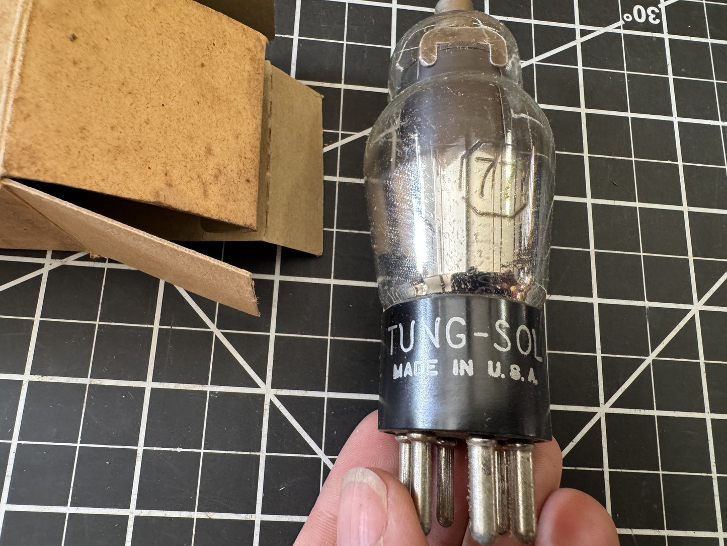 NOS Tung-Sol CTL-77 Vacuum Tube – US Navy Issue – Vintage Electron Tube USA