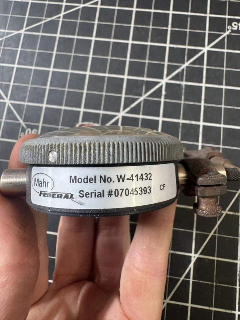 Mahr Federal P1I Dial Indicator Gauge .002mm Graduation – Full Jeweled – RI USA