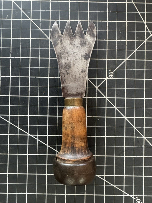 Vintage Ice Chipper / Chisel – Wood Handle – Antique Metal Tool