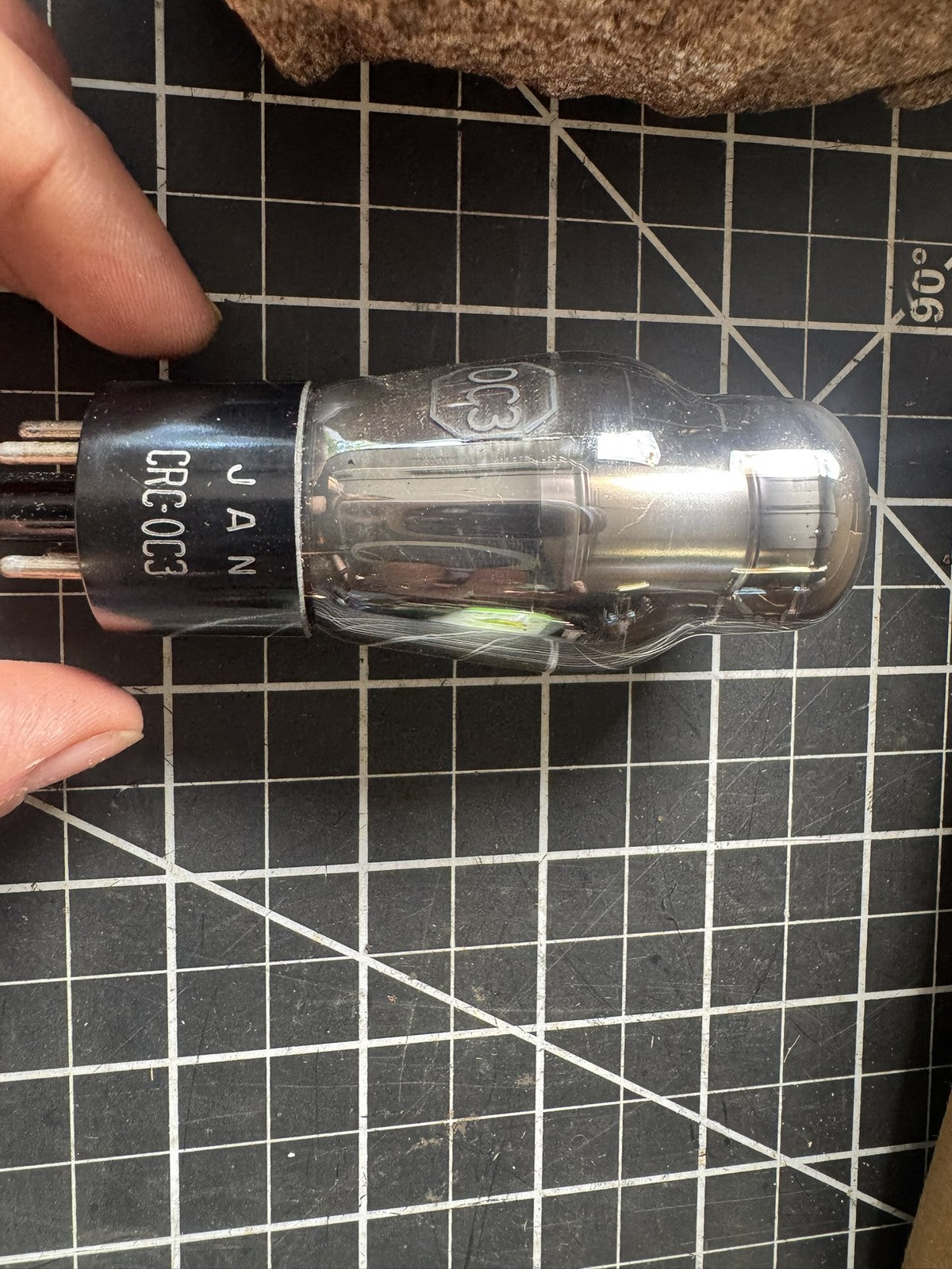 Matched Pair JAN 0C3 Radio Tubes – RCA & Sylvania –USA – 1952