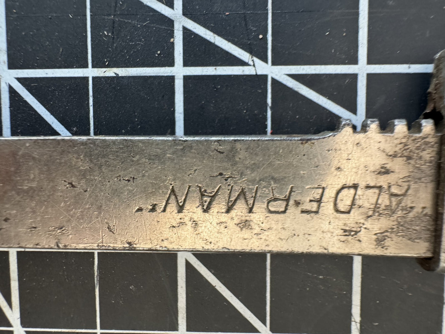 Vintage Frank Mossberg “Alderman” Adjustable Wrench 5" – Pat. 1900 & 1902 – USA