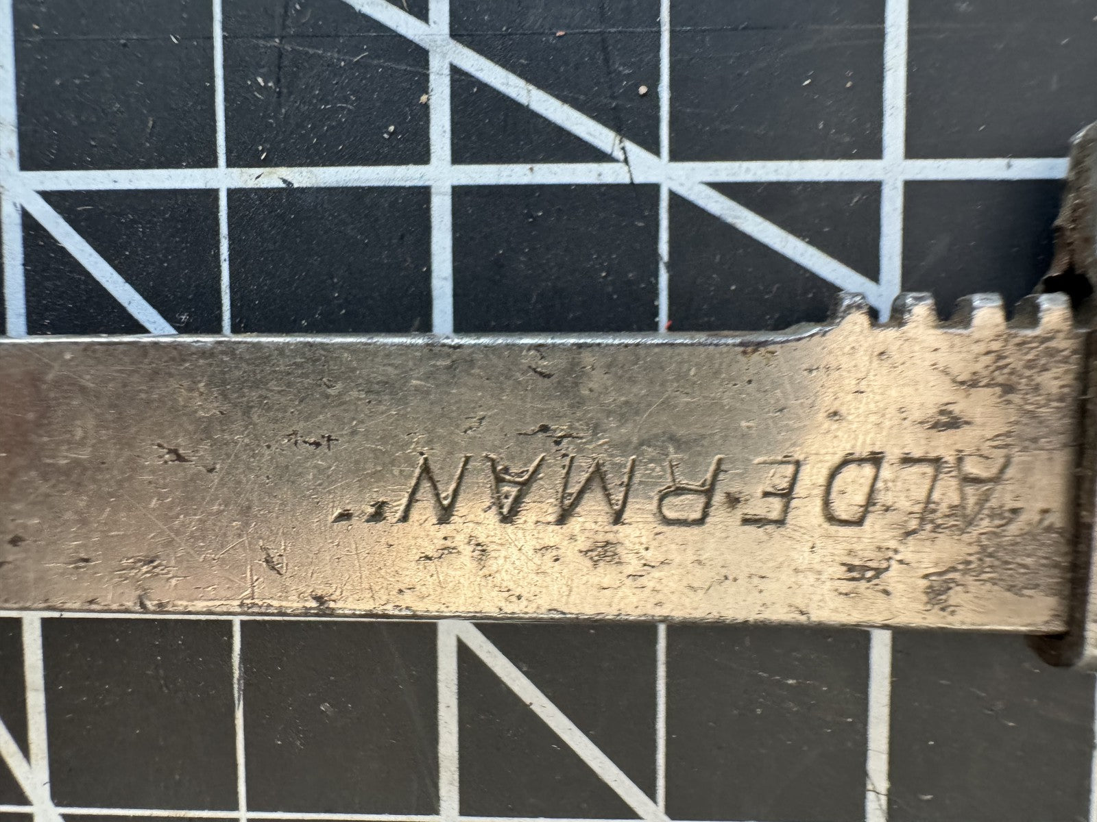 Vintage Frank Mossberg “Alderman” Adjustable Wrench 5" – Pat. 1900 & 1902 – USA