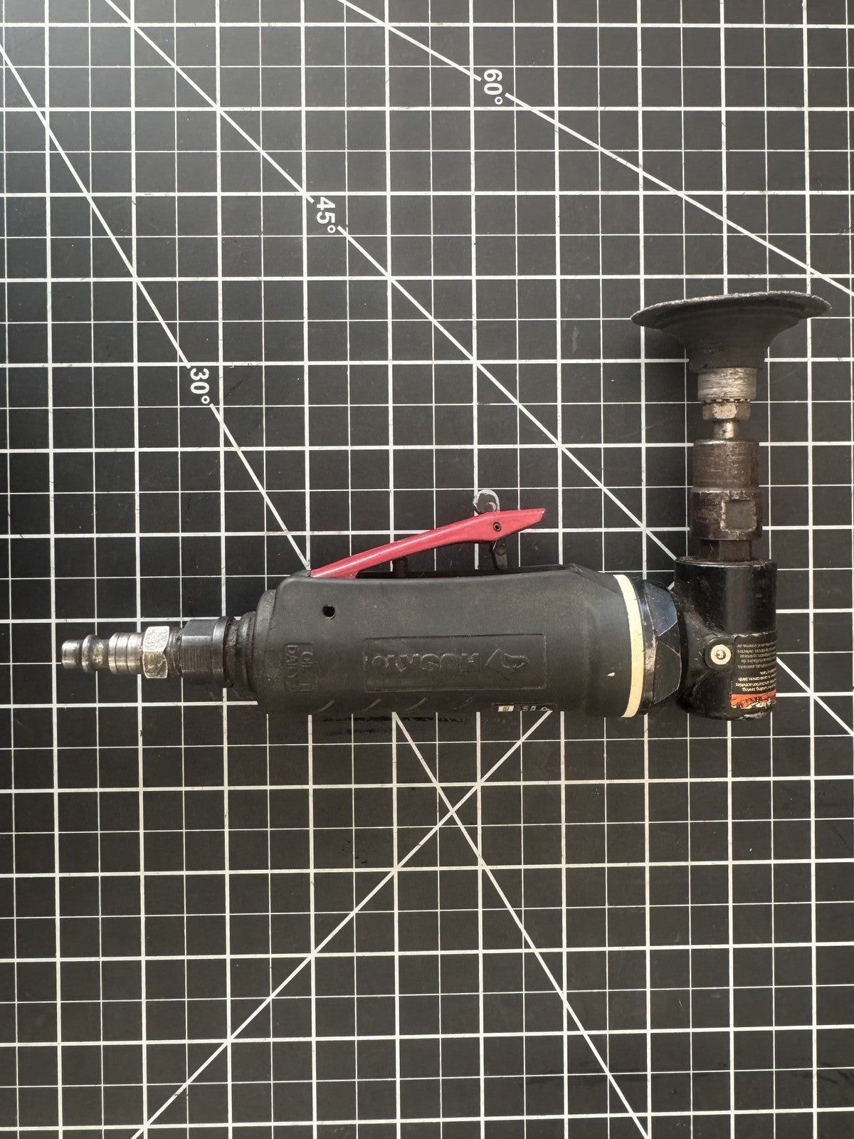 Husky Model H4230 1/4" Angle Die Grinder – 90 PSI Max, Used