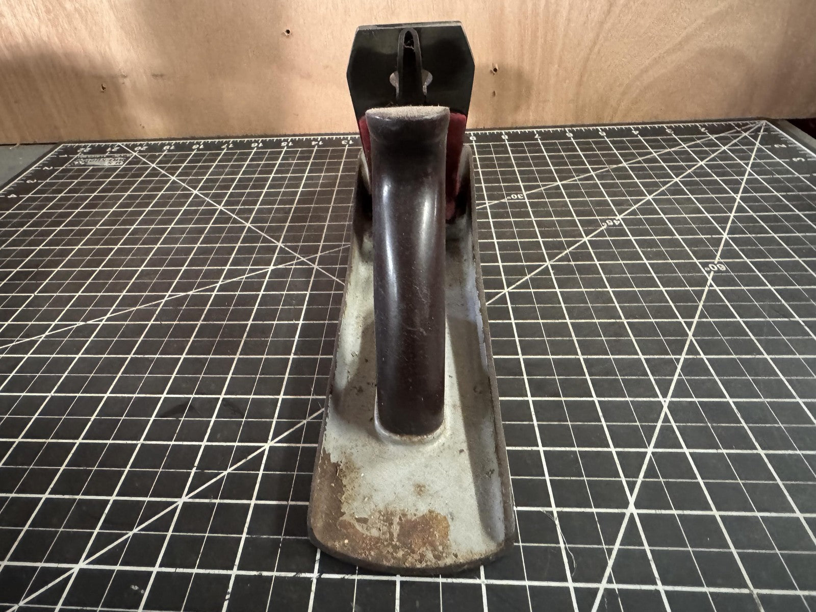 Vintage Craftsman Wood Jack Plane – 14” Smooth Bottom Planer – Made in USA