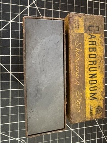 Vintage Carborundum Sharpening Wet Stone – Niagara Falls, NY USA – No. 09