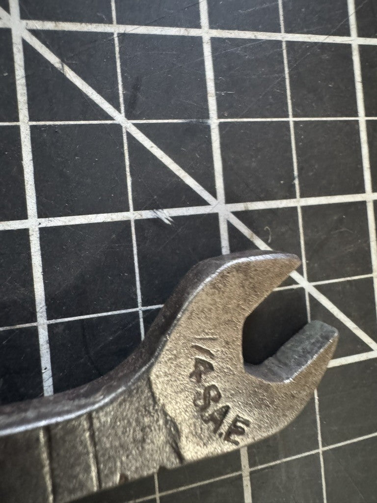 Antique Cornwell Hand-Forged Wrench – 1/4” & 5/16” SAE – 1920 Collectible