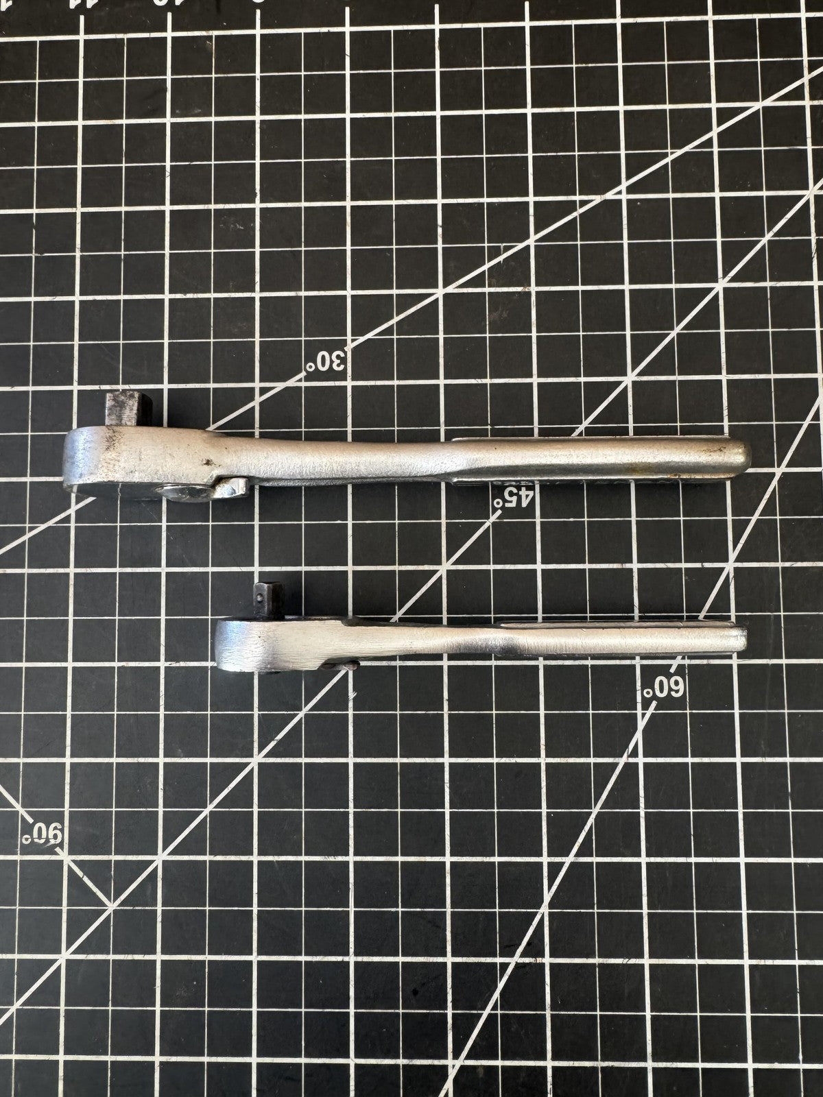 Lot of 2 Vintage Craftsman Quick Release Ratchets – 1/4” & 3/8” Drive – USA