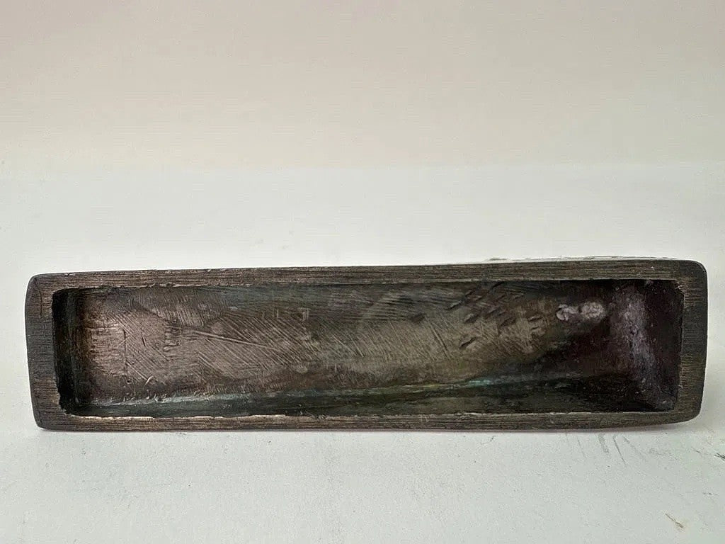 1931 Lansing Lions Club Cast Metal Sculpture – Silver-Tone Lion