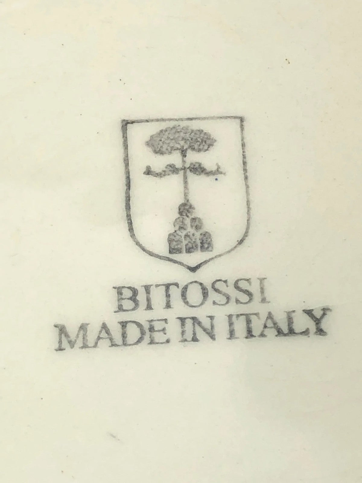 Handmade Bitossi Black & White Ceramic Vase – Made in Italy – 8” Tall