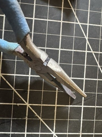 Set of 3 Vintage Companion Pliers – Needle Nose, Bent Nose, Flat Nose – Blue