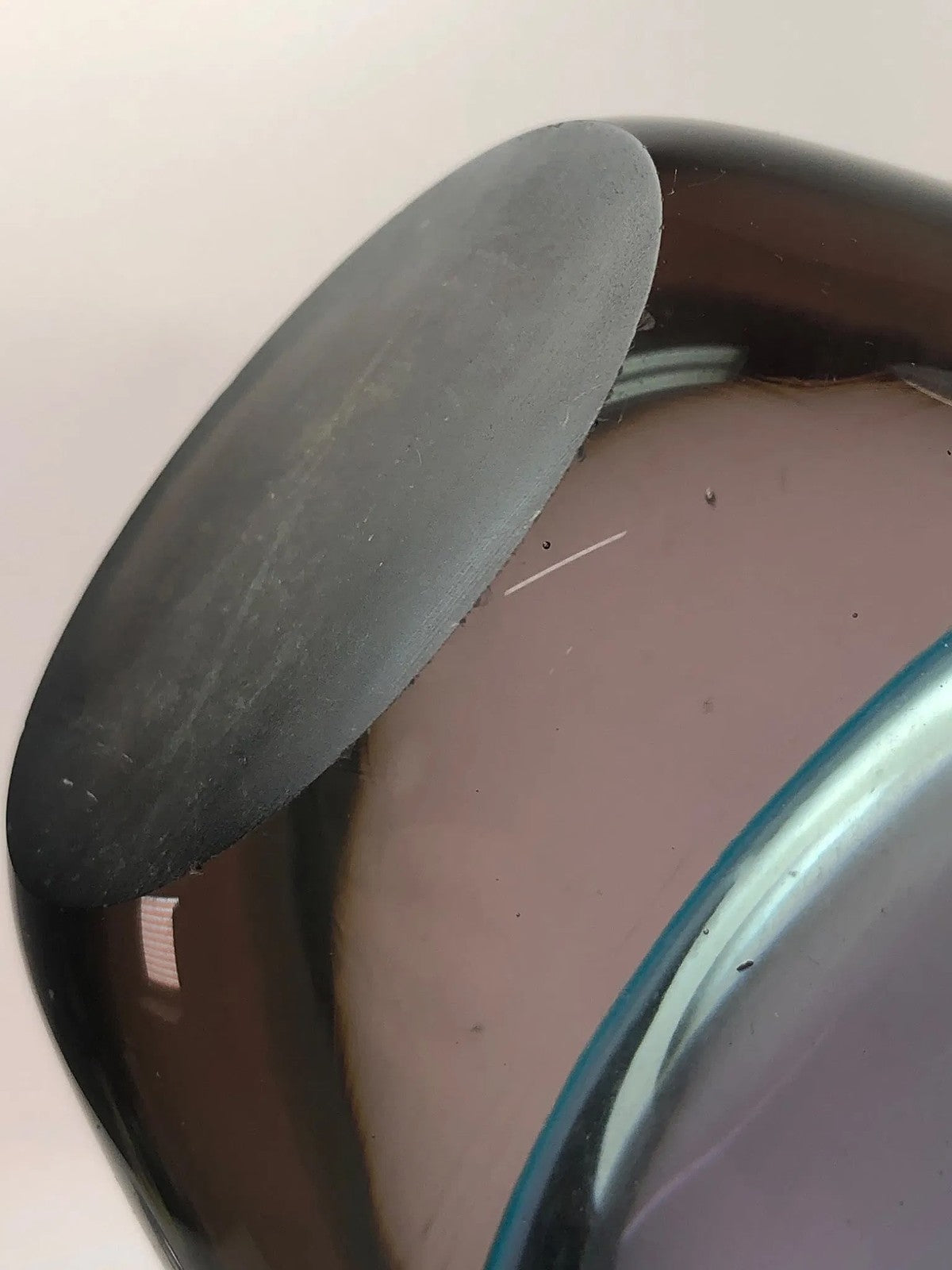 Attributed to Flavio Poli Sommerso Penguin Art Glass Vase – Blue & Amethyst, 11”