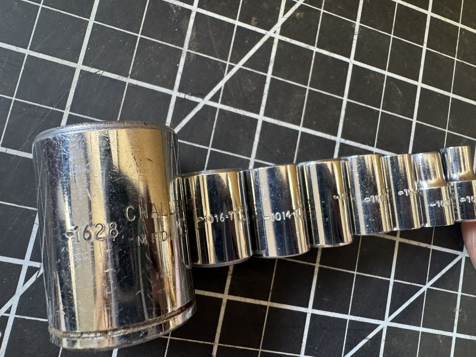 Vintage Challenger by Proto 8pc Socket Set – Mixed Sizes – USA