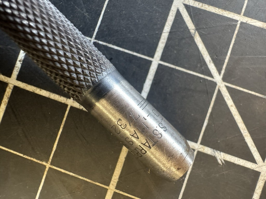 Starrett No. S565 8-Piece Drive Pin Punch Set 1/16”–5/16” in Original Pouch