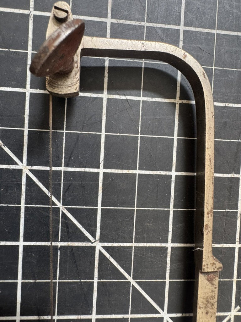Vintage Adjustable Length Coping Saw – Beautiful Wood Handle – Made in USA