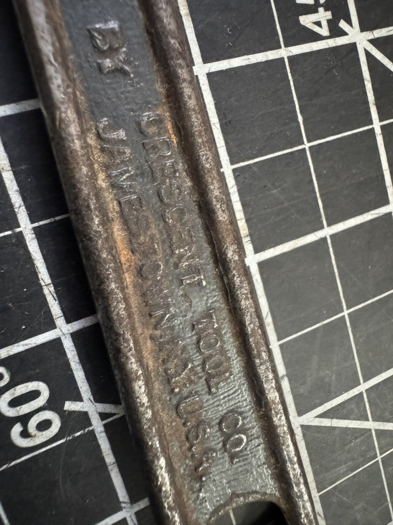Vintage Crescent Tool Co. 6” Adjustable Wrench – Early Jamestown, NY