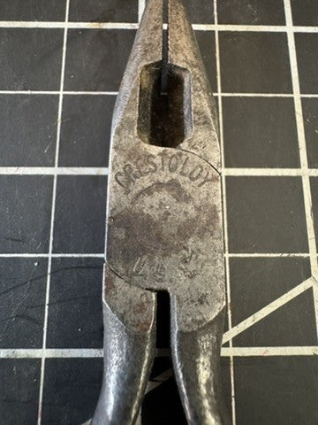 Lot of 2 Vintage Crescent Tools – 5" Mini Pliers & 7” End Nipper – USA