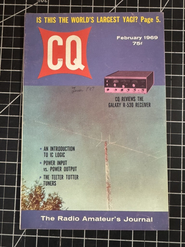 CQ Magazine – Full Year 1969 (12 Issues) – Rare Printing Error – HAM Radio