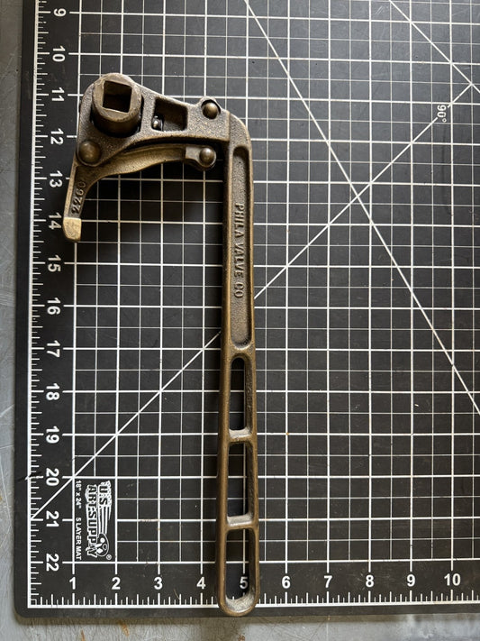 Vintage Beryllium Phila Valve Co. Spark-Proof Wrench – Marked #2260 & #2881