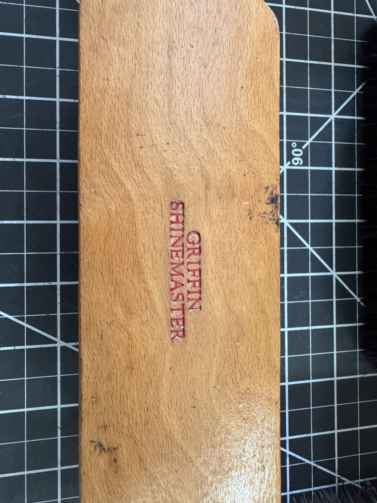 Lot of 6 Vintage Shoeshine Brushes – Griffin, Star, Horsehair, Etc